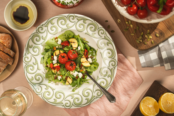 Roasted Mediterranean Vegetable & Giant Couscous Salad